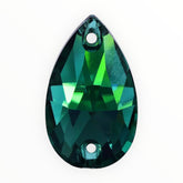 17×28mm Emerald Teardrop AAAAA Glass Crystal – Sew-On Gems